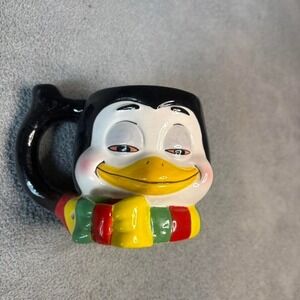 Festive Fried‎ Penguin MuG Never used